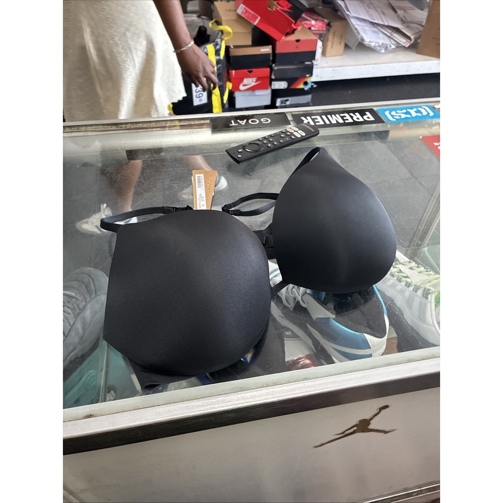 Skims Ultimate Super Push-up Bra SZ 34D Onyx Black NEW NWT MSRP $64